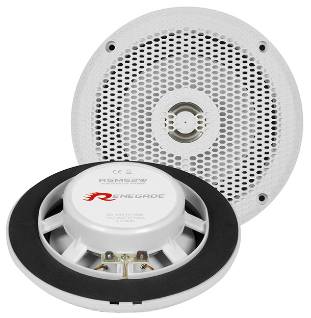 E-shop Vonkajšie ploché reproduktory Renegade RSM52 White