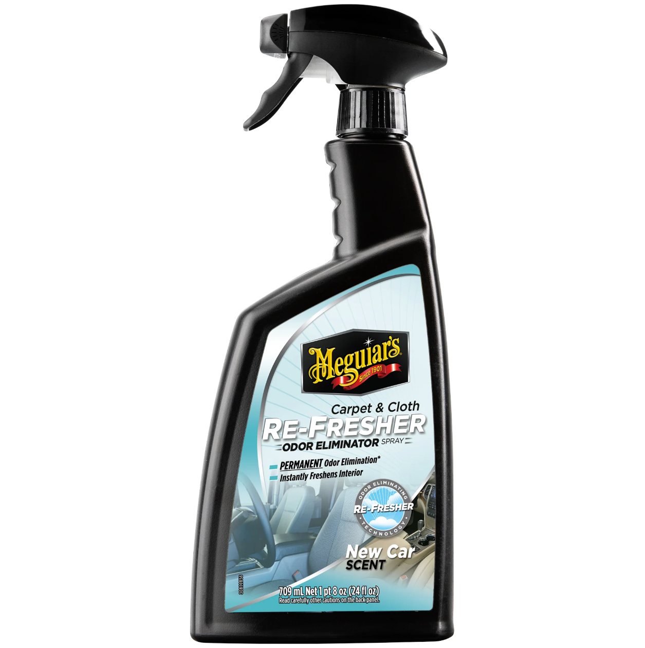 E-shop Odstraňovač zápachu a oživovač tkanín Meguiar's Carpet & Cloth Re-Fresher (709 ml)