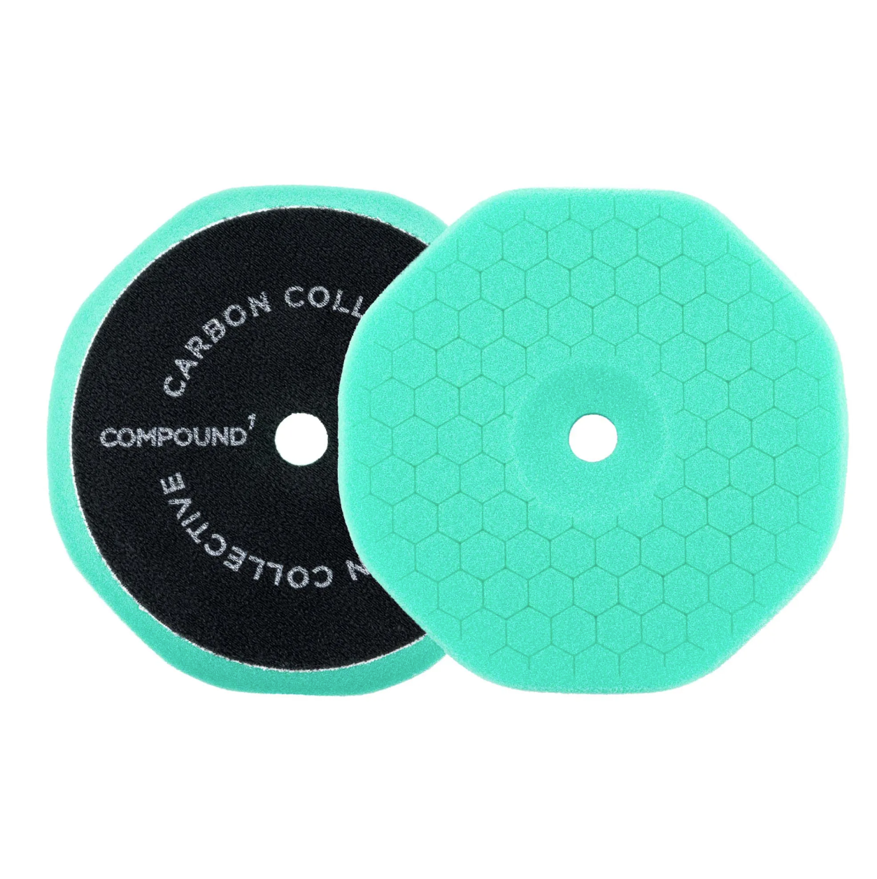 E-shop Leštiaci kotúč Carbon Collective HEX Foam Polishing Pad (Compound 1 - Green) - 5″ (125 mm)