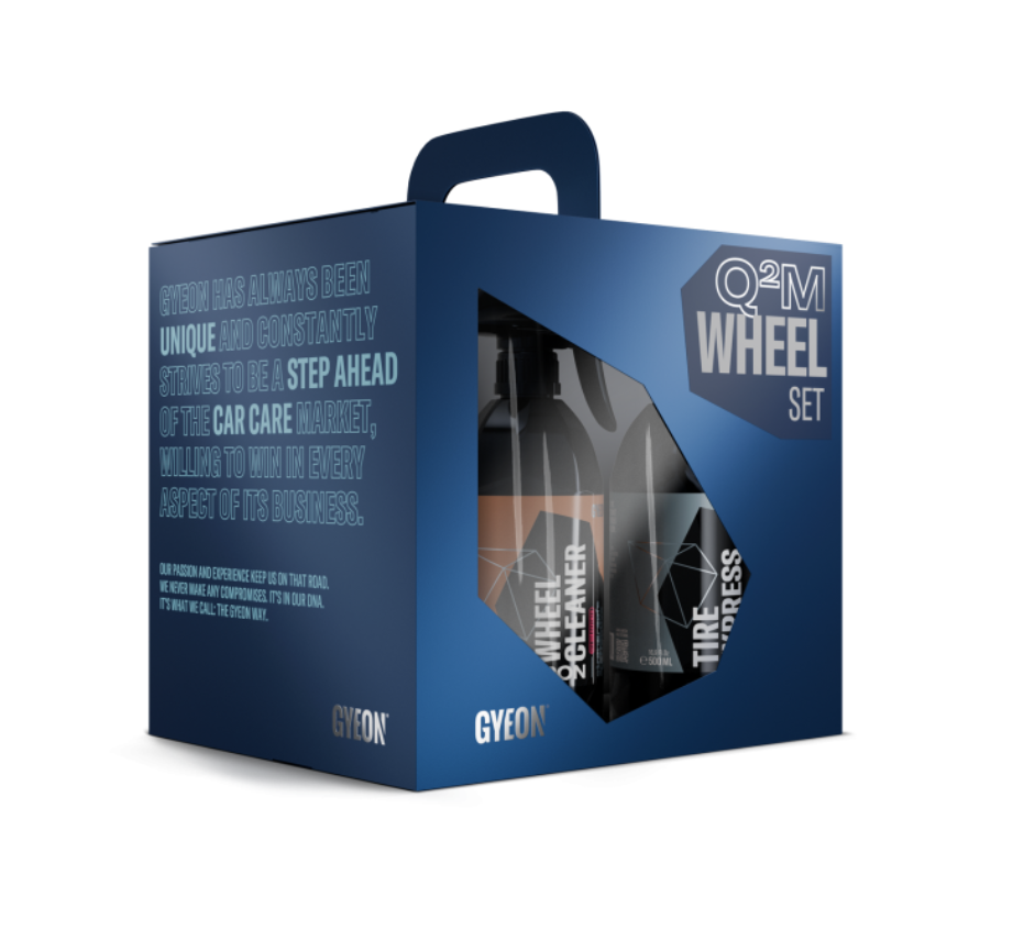 Súprava autokozmetiky Gyeon Q2M Wheel Set - Bundle Box + Q2M TireCleaner (80 ml).
