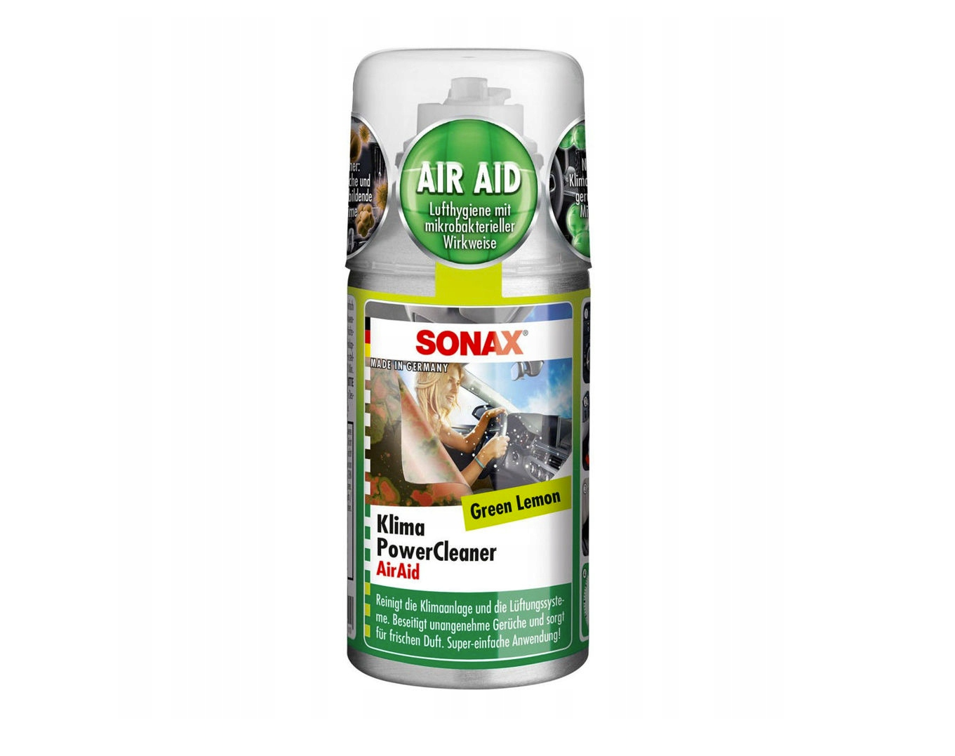 E-shop Sonax Klima Power Cleaner AirAid Green Lemon (100 ml)