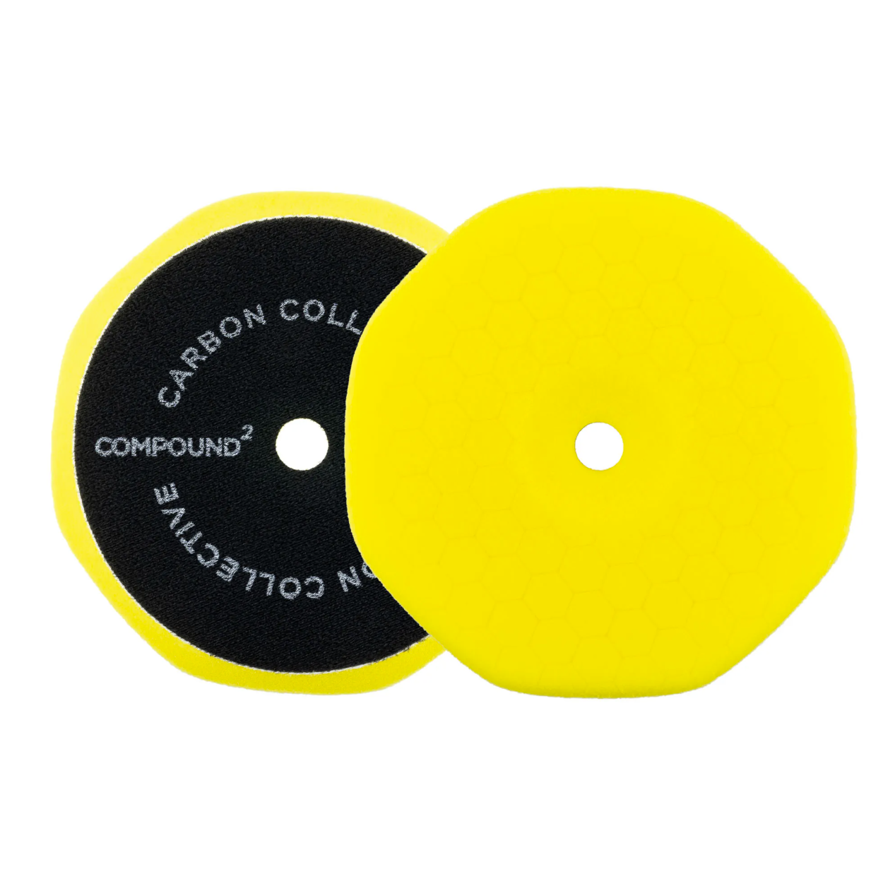 E-shop Leštiaci kotúč Carbon Collective HEX Foam Polishing Pad (Compound 2 - Yellow) - 5″ (125 mm)