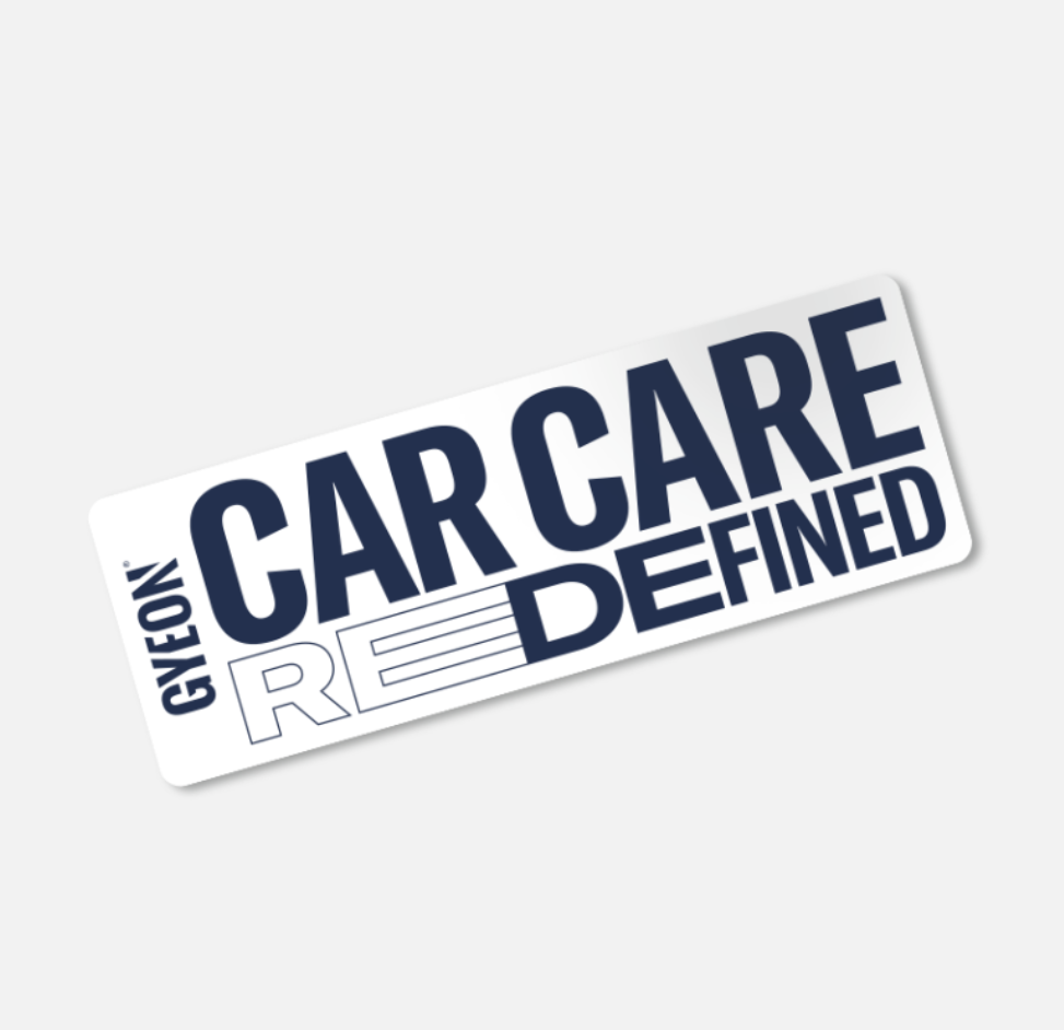 E-shop Samolepka Gyeon Sticker Car Care REDEFINED