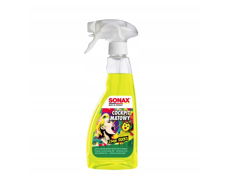 E-shop Čistič prístrojovej dosky Sonax Cockpit Pfleger Matteffect Lemon Rocks (500 ml)