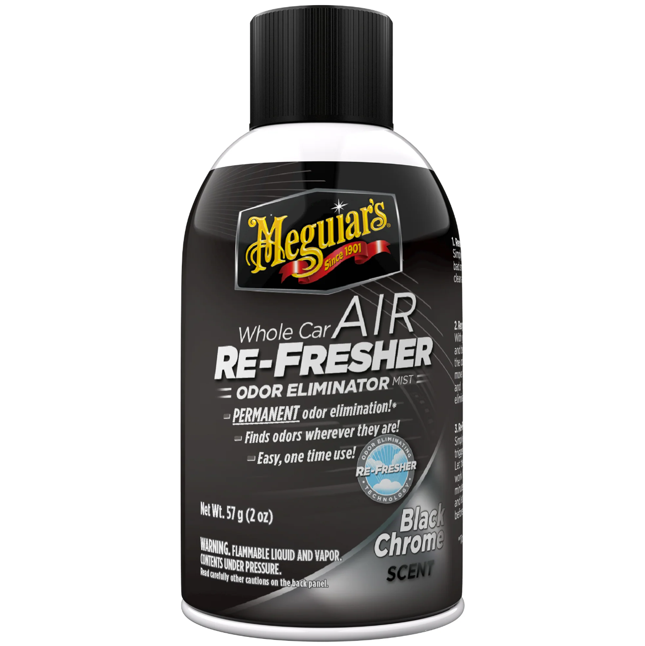 E-shop Meguiar's Whole Car Air ReFresher Odor Eliminator - Black Chrome Scent (71 g)
