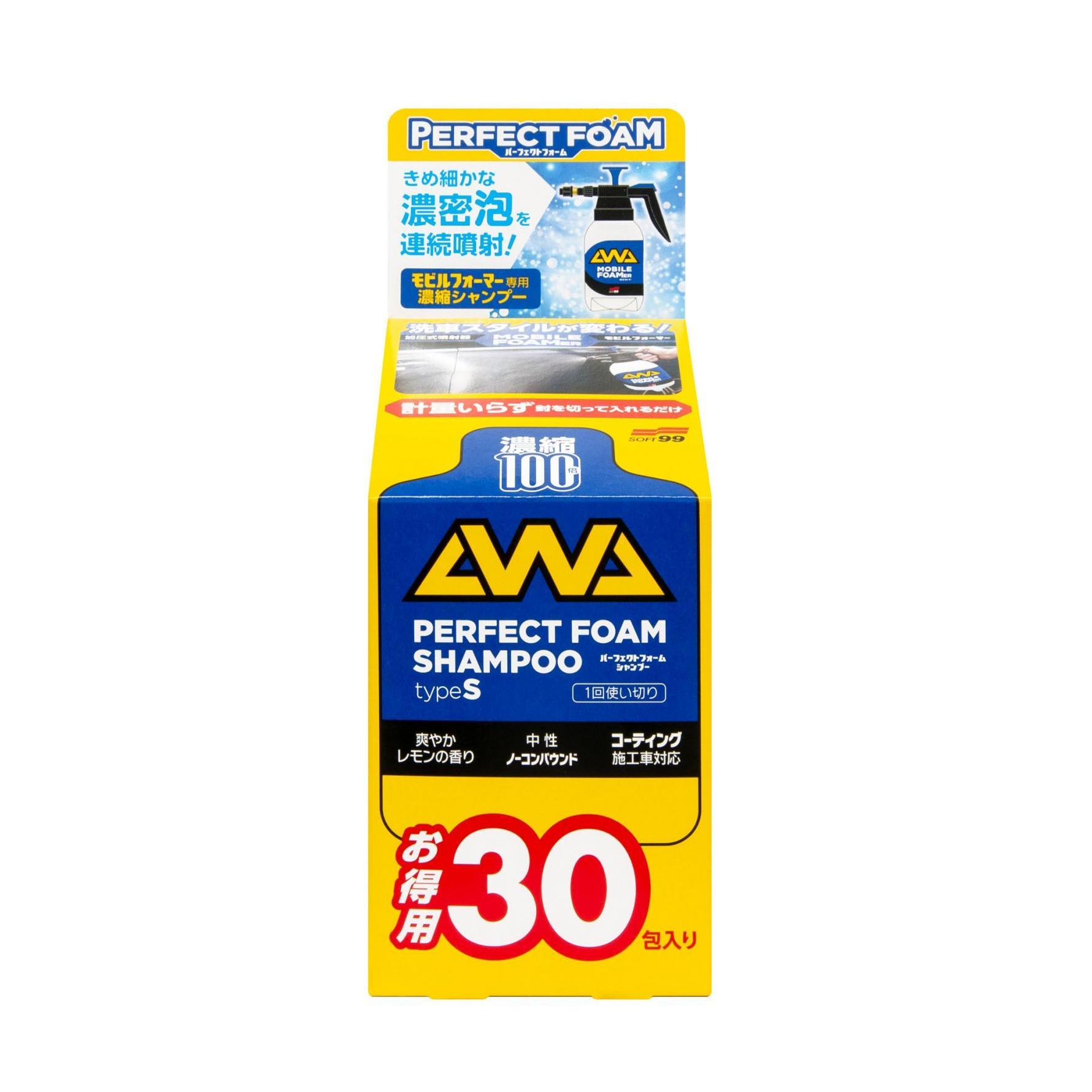 E-shop Autošampón Soft99 Perfect Foam Shampoo 30 (11 ml)