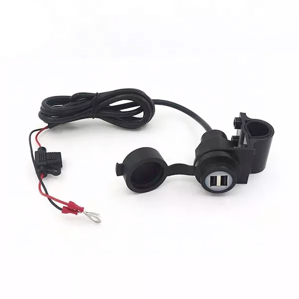 E-shop Nabíjačka USB-A 2x s krytkou pre motocykle MY1118