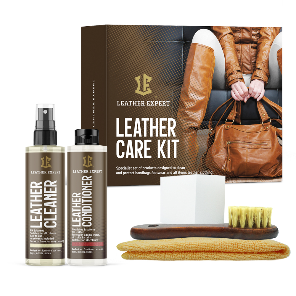 E-shop Malý set autokozmetiky na kožu Leather Expert - Leather Handbag Care Kit