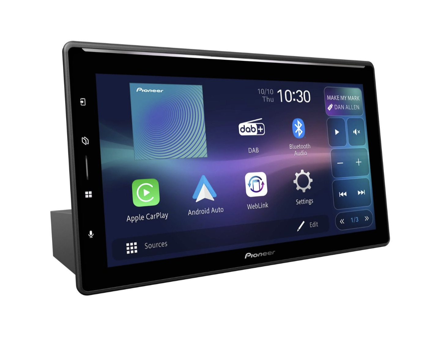 Autorádio s Dolby Atmos cez Apple CarPlay Pioneer SPH-EVO109DAB