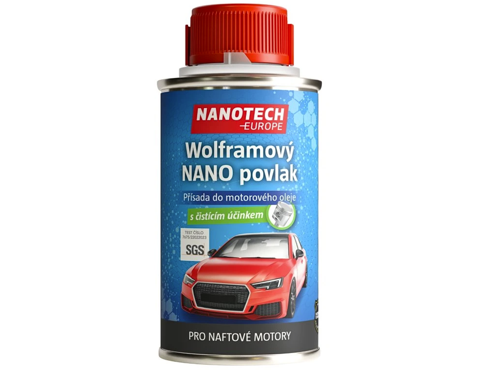 E-shop Nanotech-Europe Volfrámový NANO povlak - prísada do motorového oleja s čistiacim účinkom pre naftové motory (110 ml)