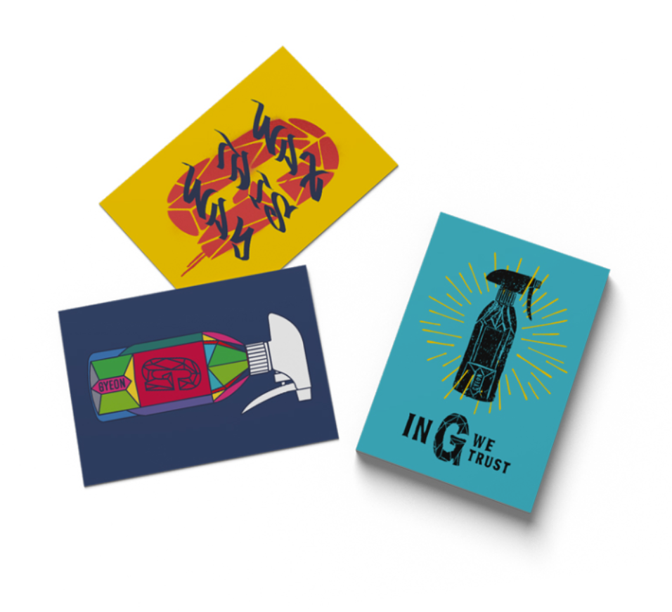 E-shop Pohľadnica Gyeon G Postcards (3 pcs)