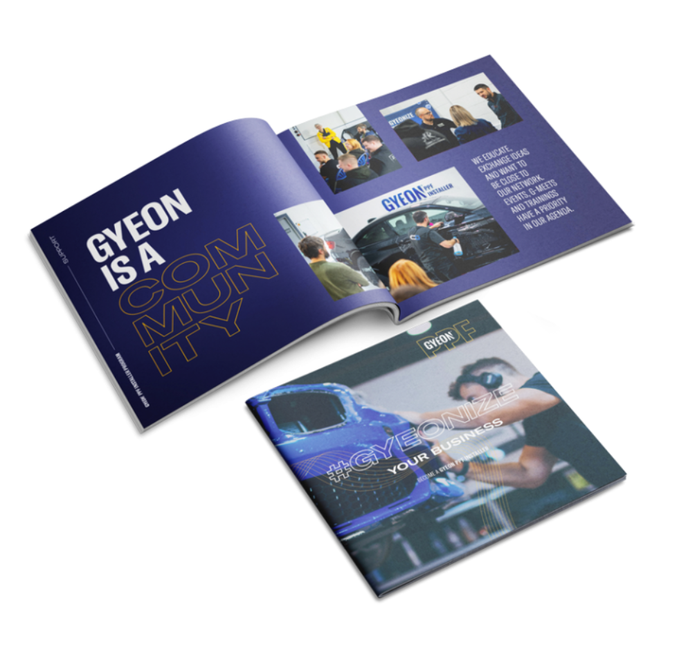 E-shop Brožúra Gyeon #gyeonize your business PPF booklet