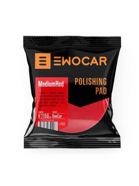 E-shop Leštiaci kotúč Ewocar MediumRed Medium Cut Polishing Pad 95/75 mm