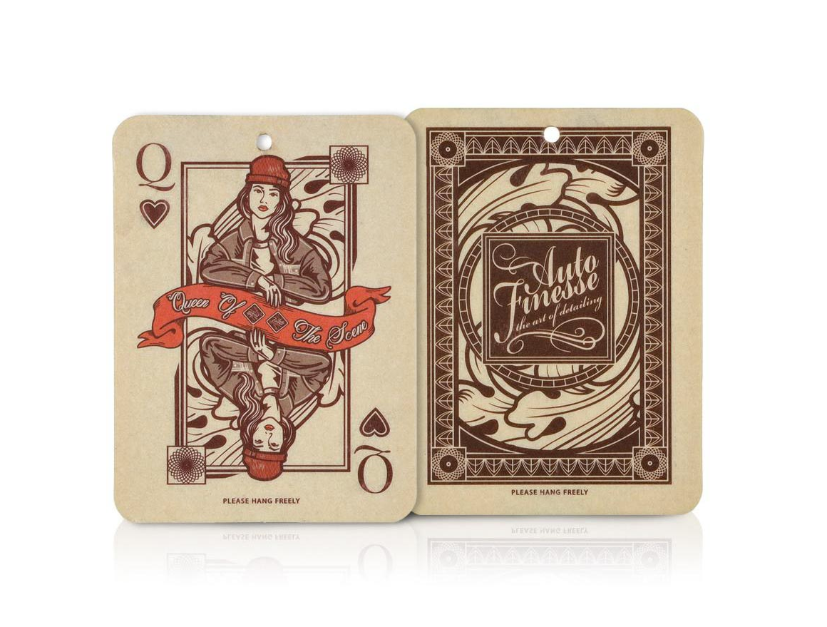 E-shop Závesná vôňa Auto Finesse Playing Card Air Freshener QUEEN