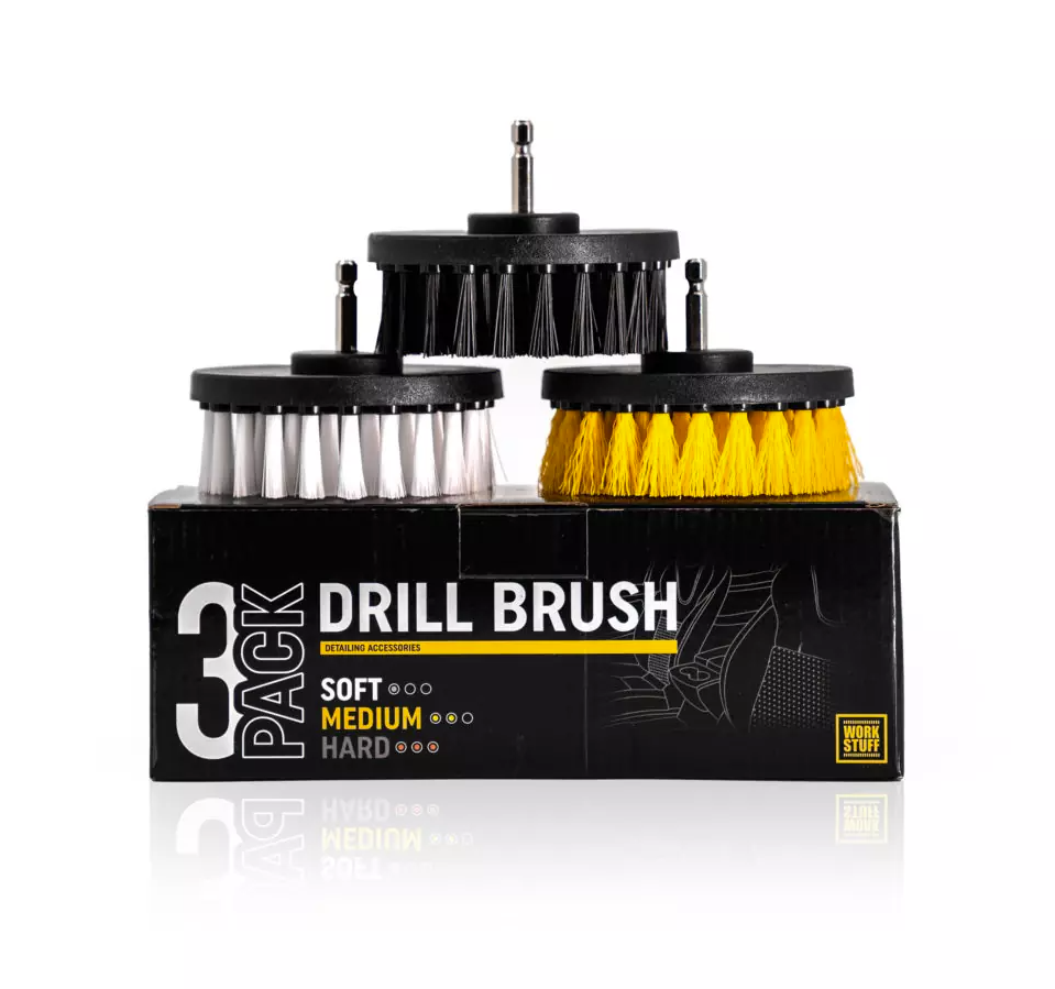 Okrúhle kefy na AKU vŕtačku Work Stuff Drill Brush 3-Pack