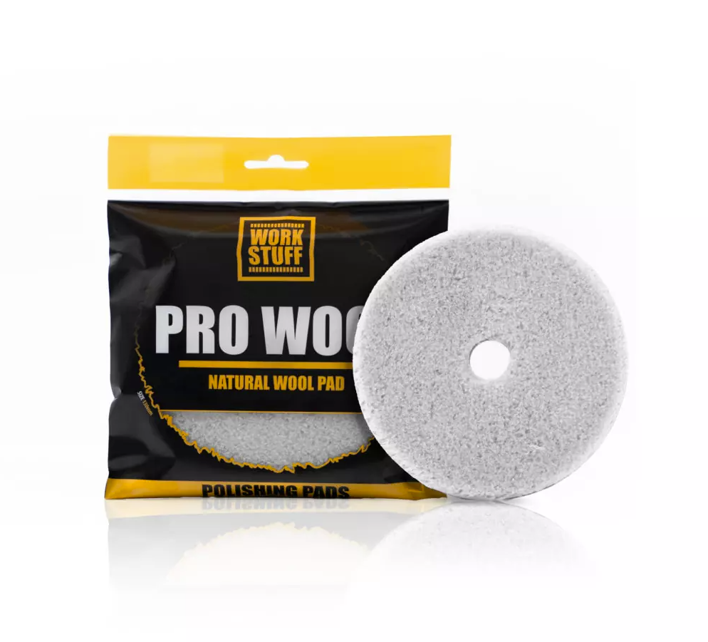 E-shop Leštiaci kotúč z ovčej vlny Work Stuff Pro Wool Polishing Pad 130 mm