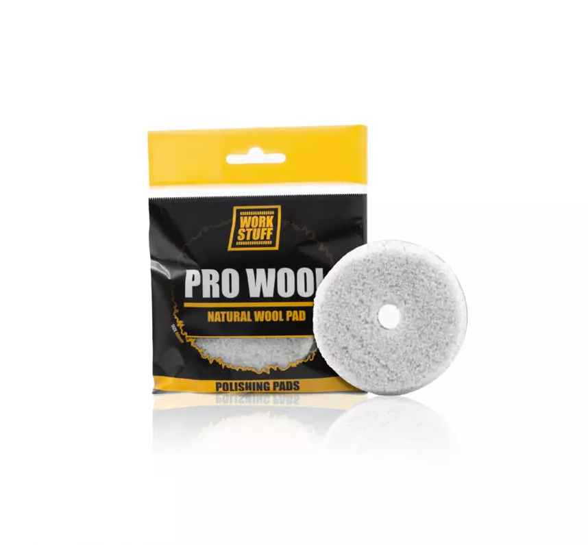E-shop Leštiaci kotúč z ovčej vlny Work Stuff Pro Wool Polishing Pad 80 mm