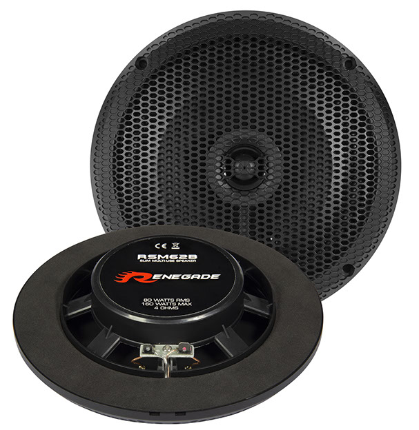 E-shop Vonkajšie ploché reproduktory Renegade RSM62 Black