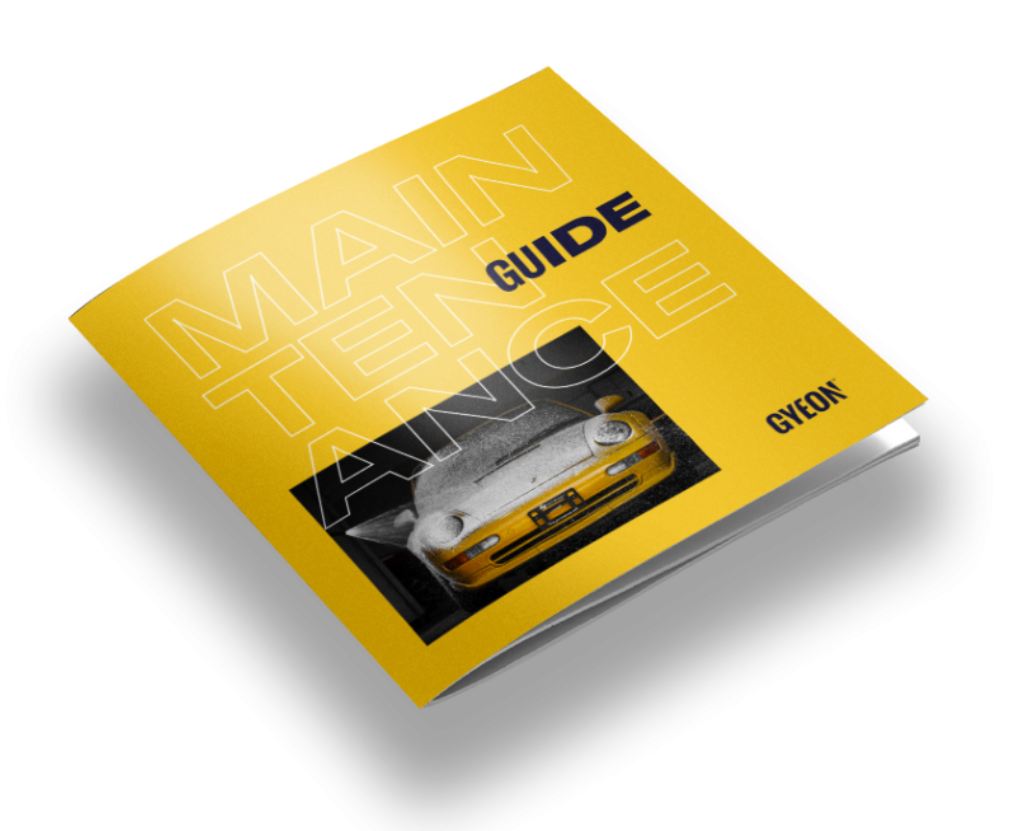 E-shop Príručka Gyeon Maintenance Guide