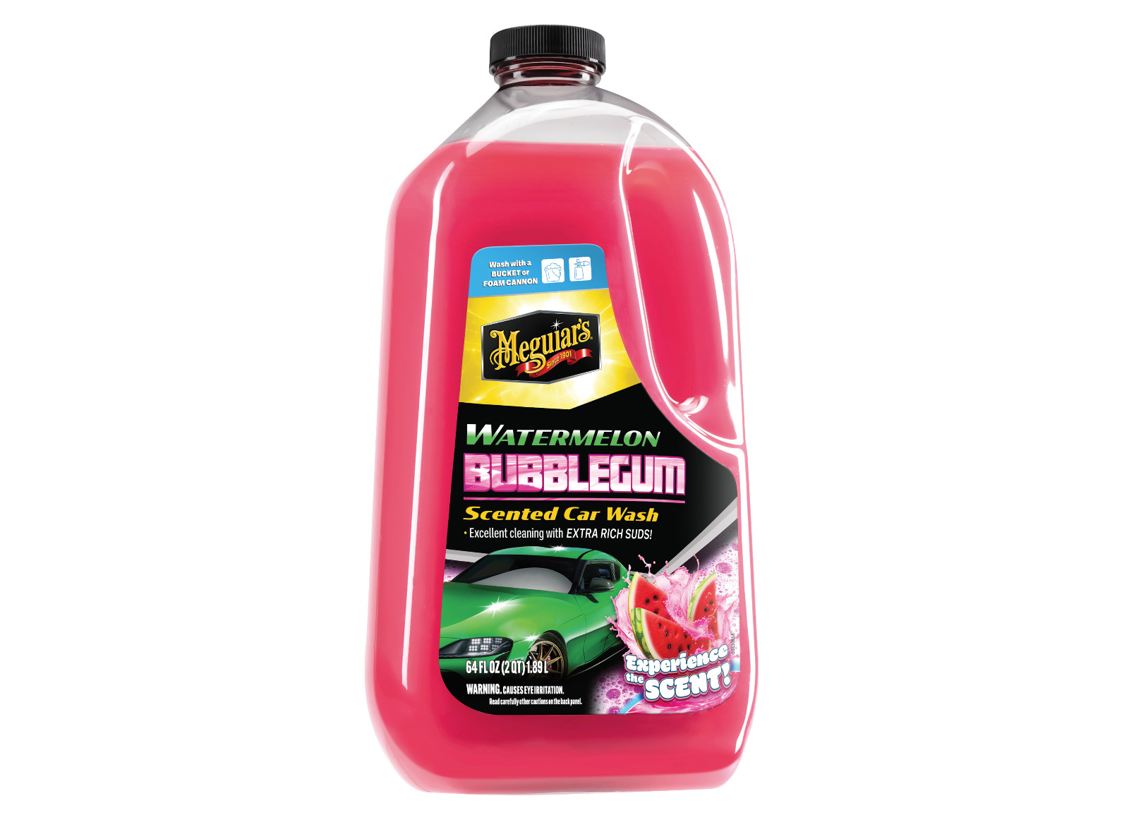 E-shop Autošampón s vôňou melónovej žuvačky Meguiar's Watermelon Bubblegum Wash (1890 ml)