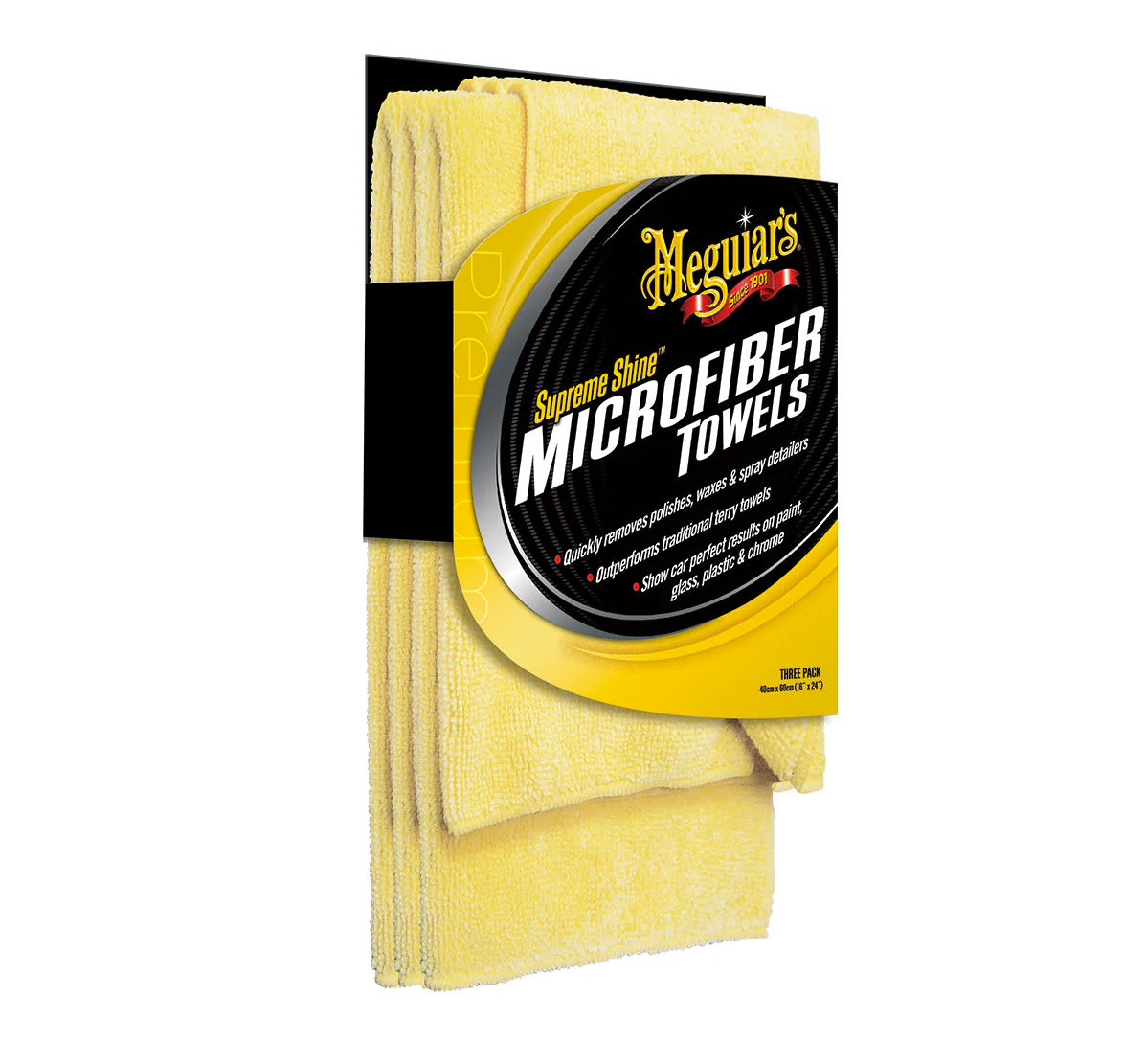 E-shop Mikrovláknové utierky Meguiar's Supreme Shine Microfiber Towel (3 pack)