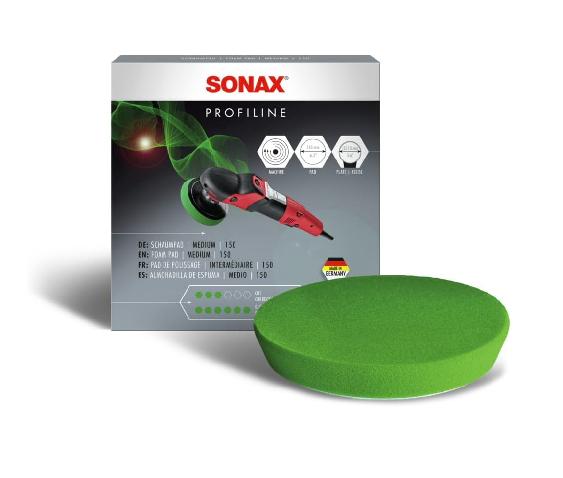 E-shop Stredne tvrdý leštiaci kotúč Sonax Schaum Pad Medium 150
