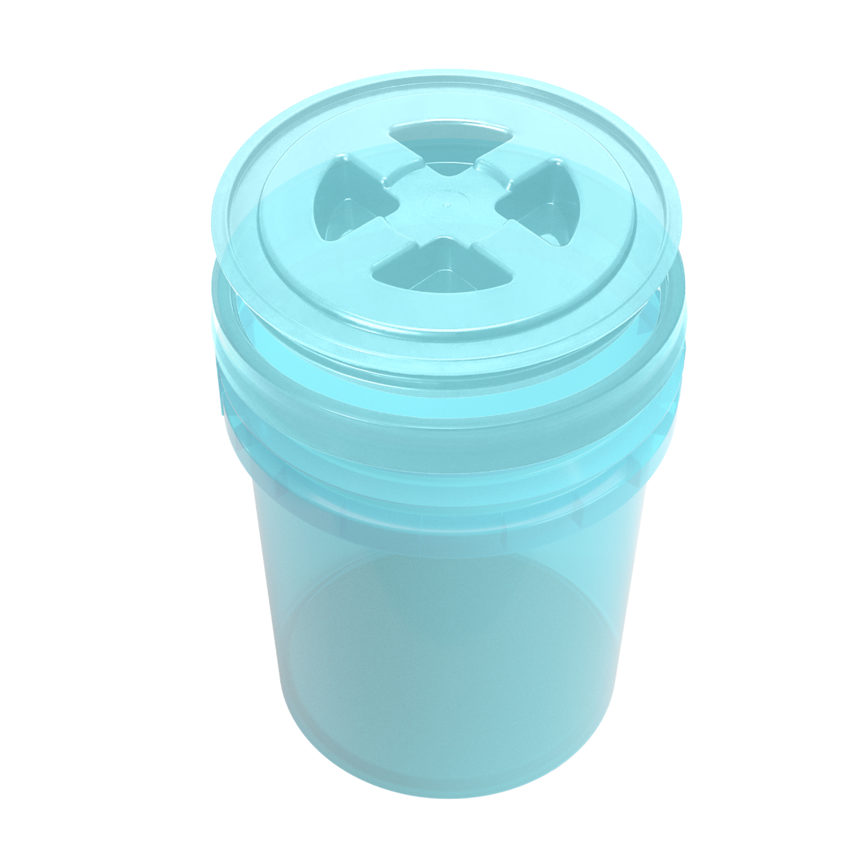 E-shop Veko Carbon Collective Gamma Seal Bucket Ľud - Clear Teal