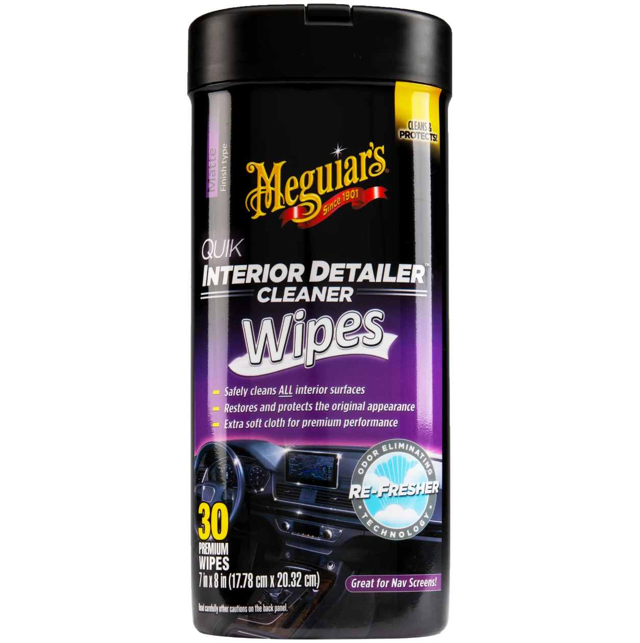 E-shop Obrúsky Meguiar's Quik Interior Detailer Wipes (25 pack)