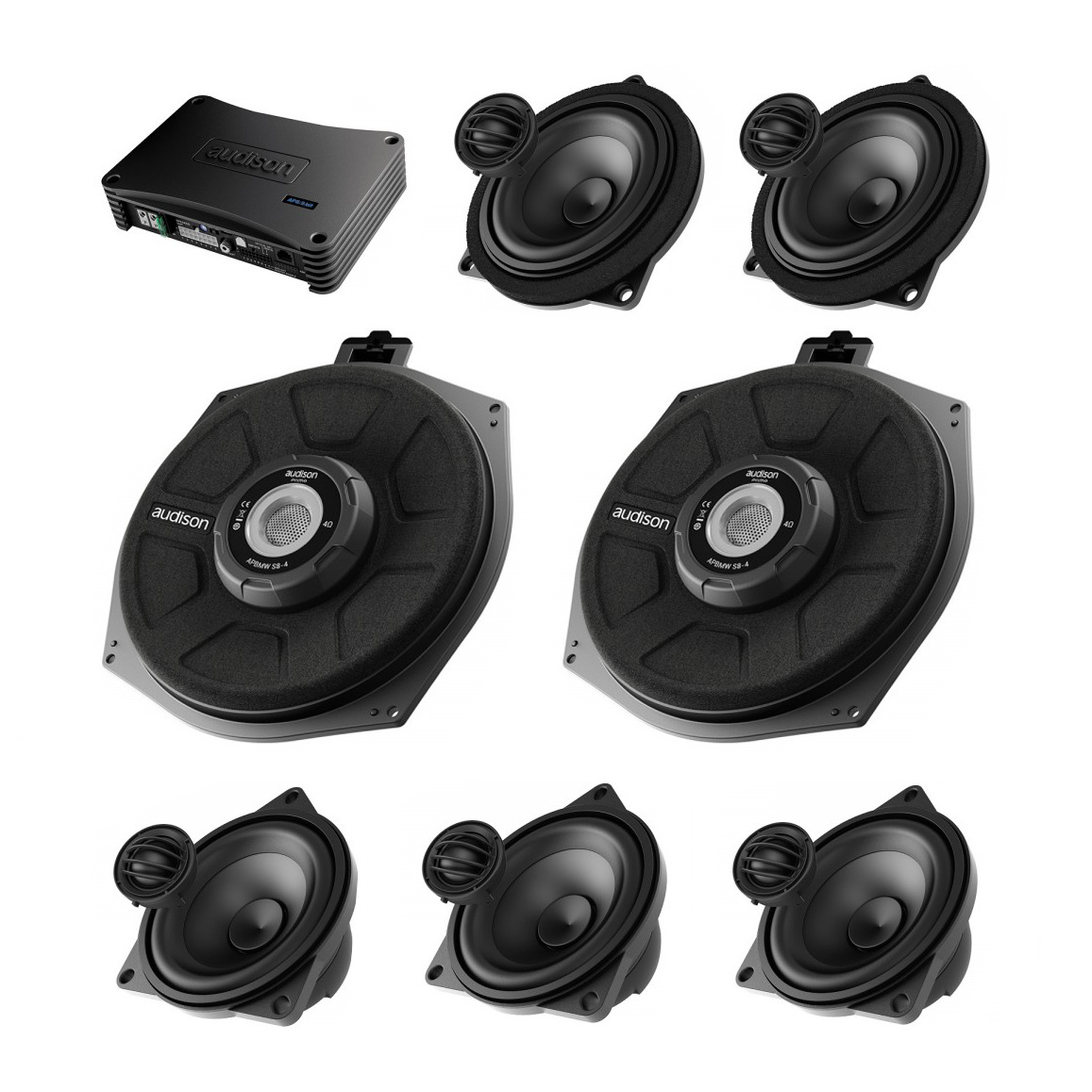 E-shop Kompletné ozvučenie Audison s DSP procesorom do BMW 2 (F22, F23) s výbavou Hi-Fi Sound System