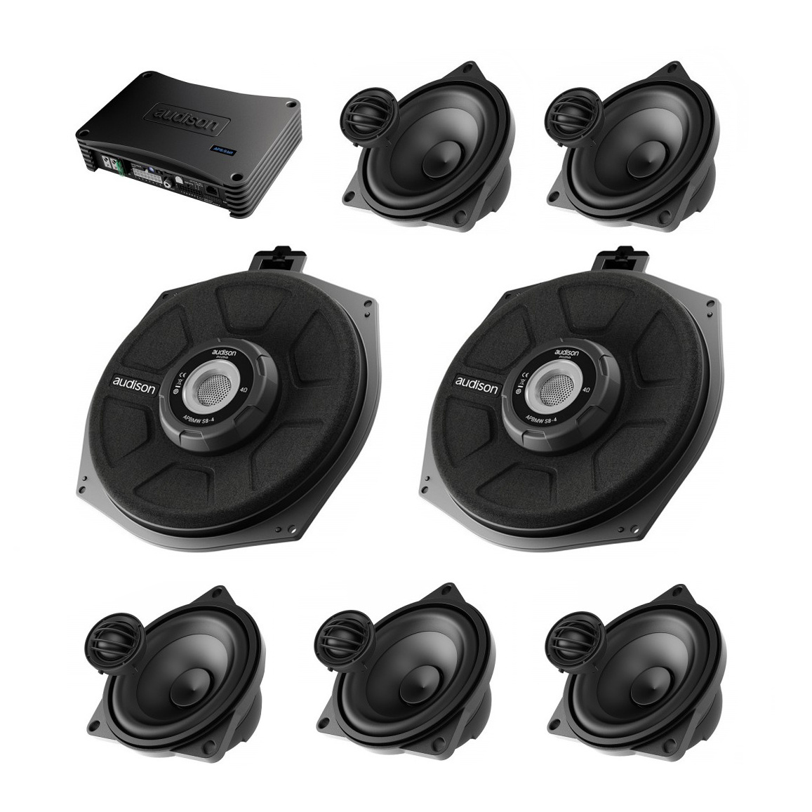 E-shop Kompletné ozvučenie Audison s DSP procesorom do BMW 5 (E60, E61) s výbavou Hi-Fi Sound System