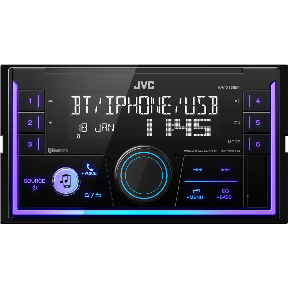 E-shop 2DIN autorádio JVC KW-X850BT