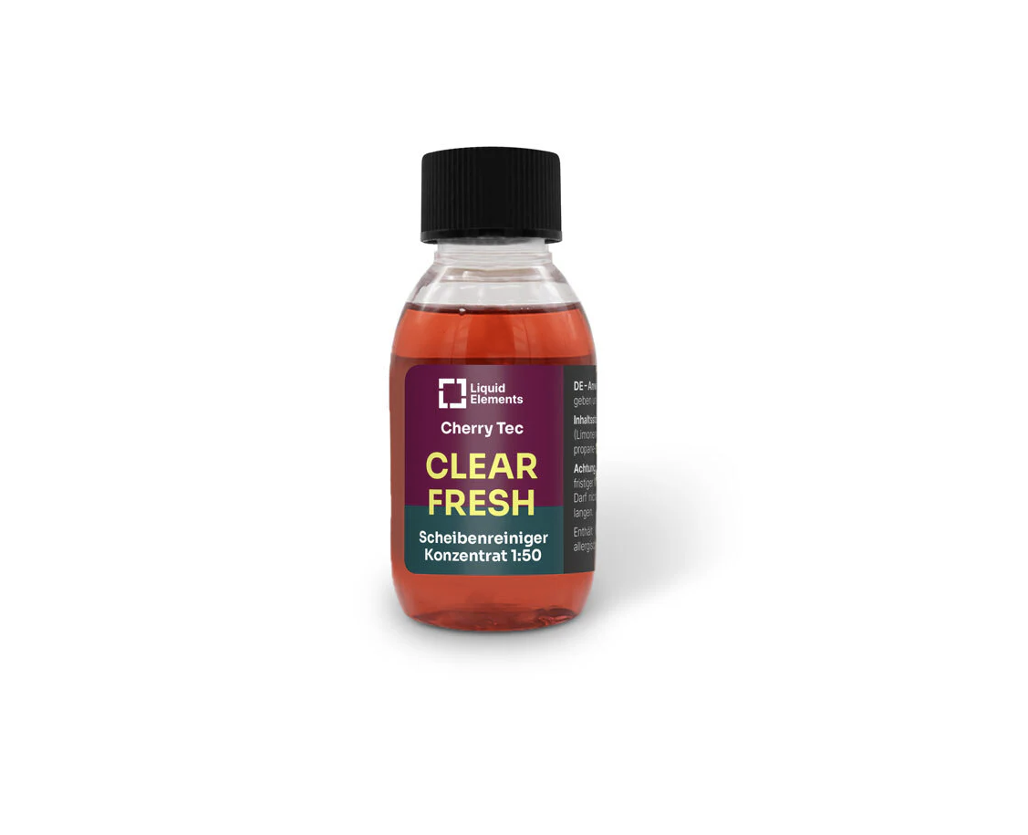 Vôňa a čistič do ostrekovačov Liquid Elements Washing water concentrate "SMELLOW BOMB / CLEAR FRESH" - Cherry Tec (100 ml)