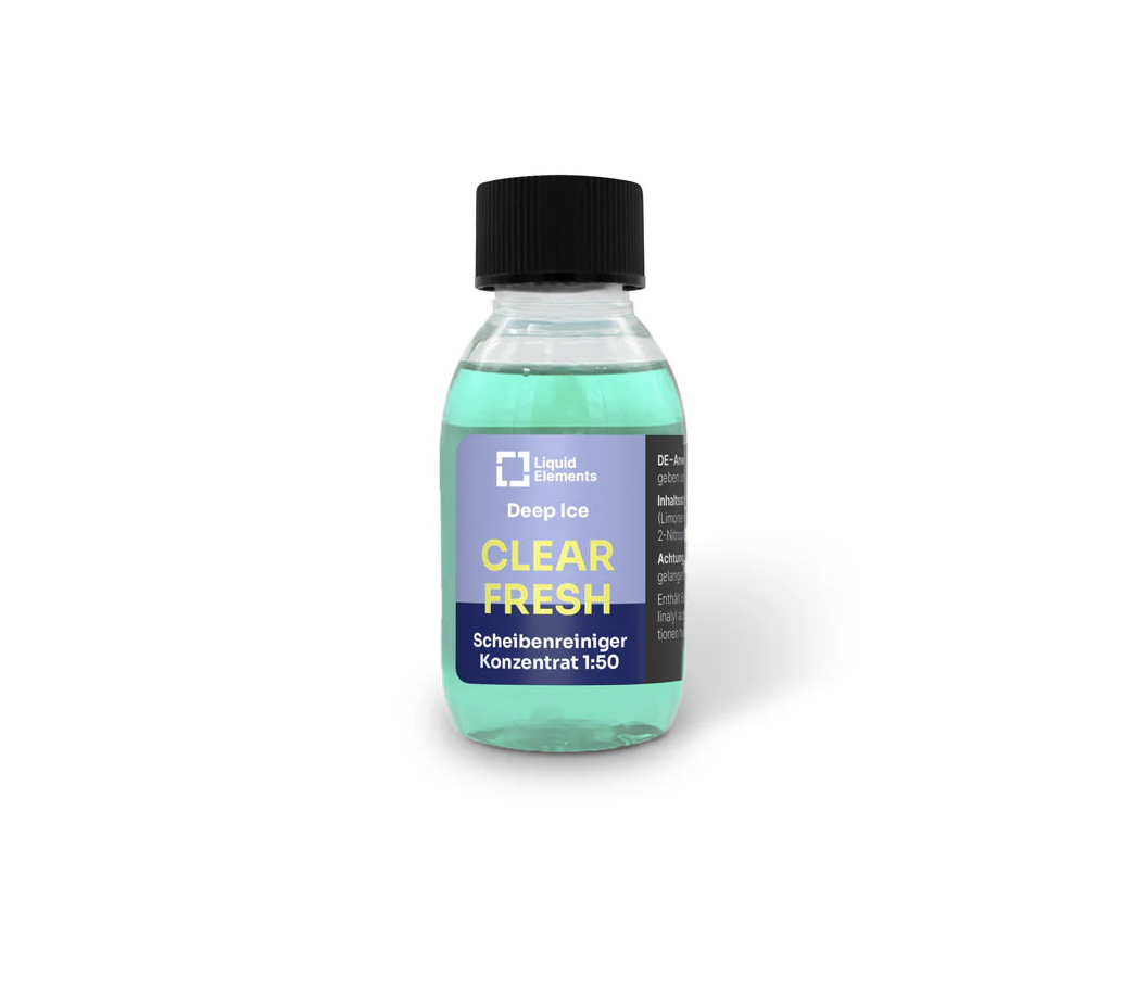 Vôňa a čistič do ostrekovačov Liquid Elements Washing water concentrate "SMELLOW BOMB / CLEAR FRESH" - Deep Ice (100 ml)