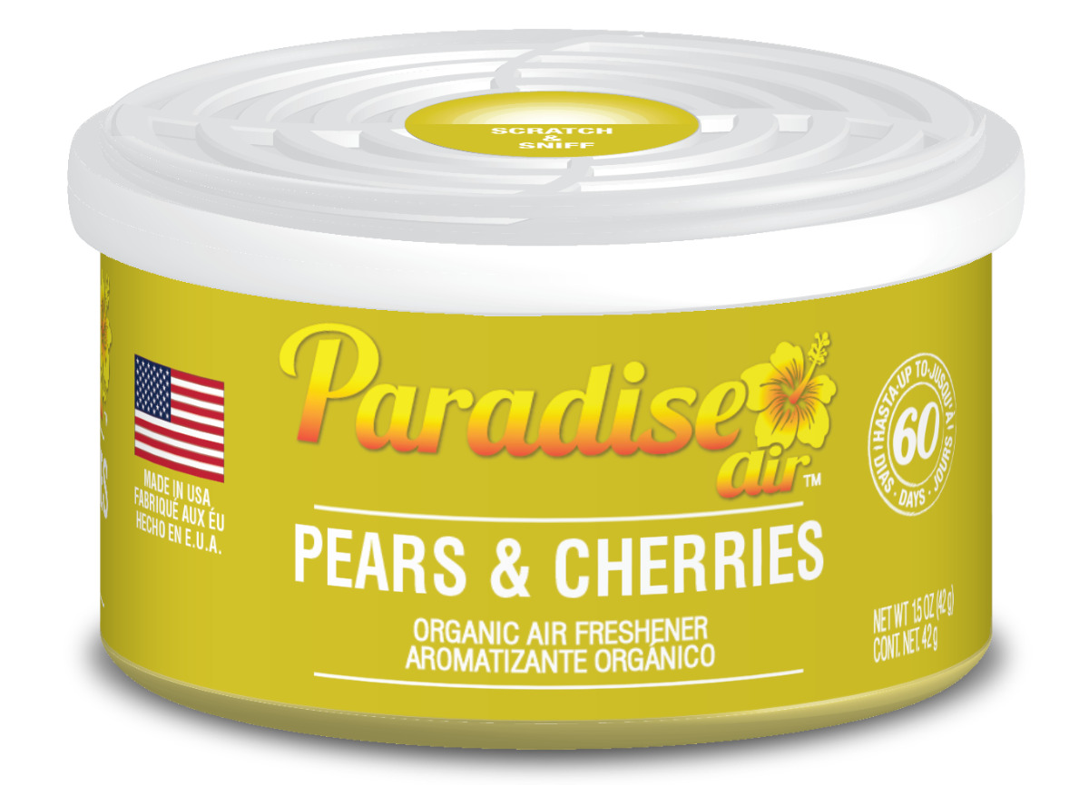 E-shop Osviežovač vzduchu Paradise Air Organic Air Freshener Pears &amp; Cherries - Vôňa hrušky a višne (42 g)