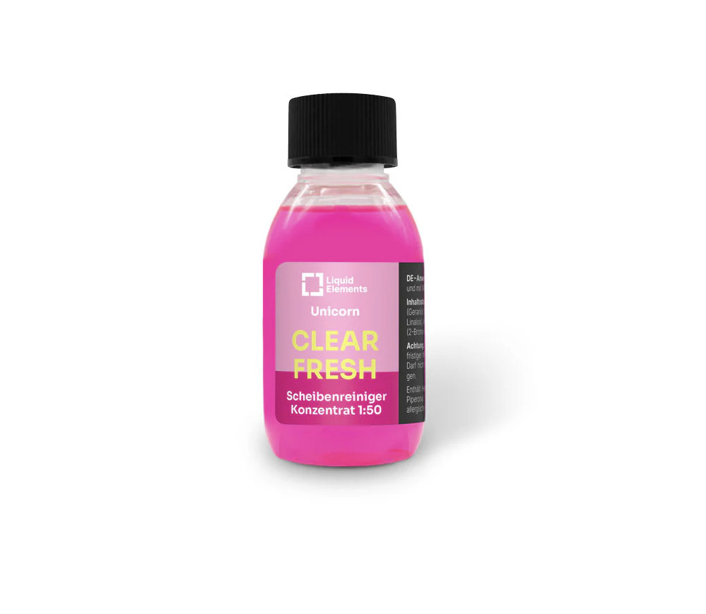Vôňa a čistič do ostrekovačov Liquid Elements Washing water concentrate "SMELLOW BOMB / CLEAR FRESH" - Unicorn (100 ml)