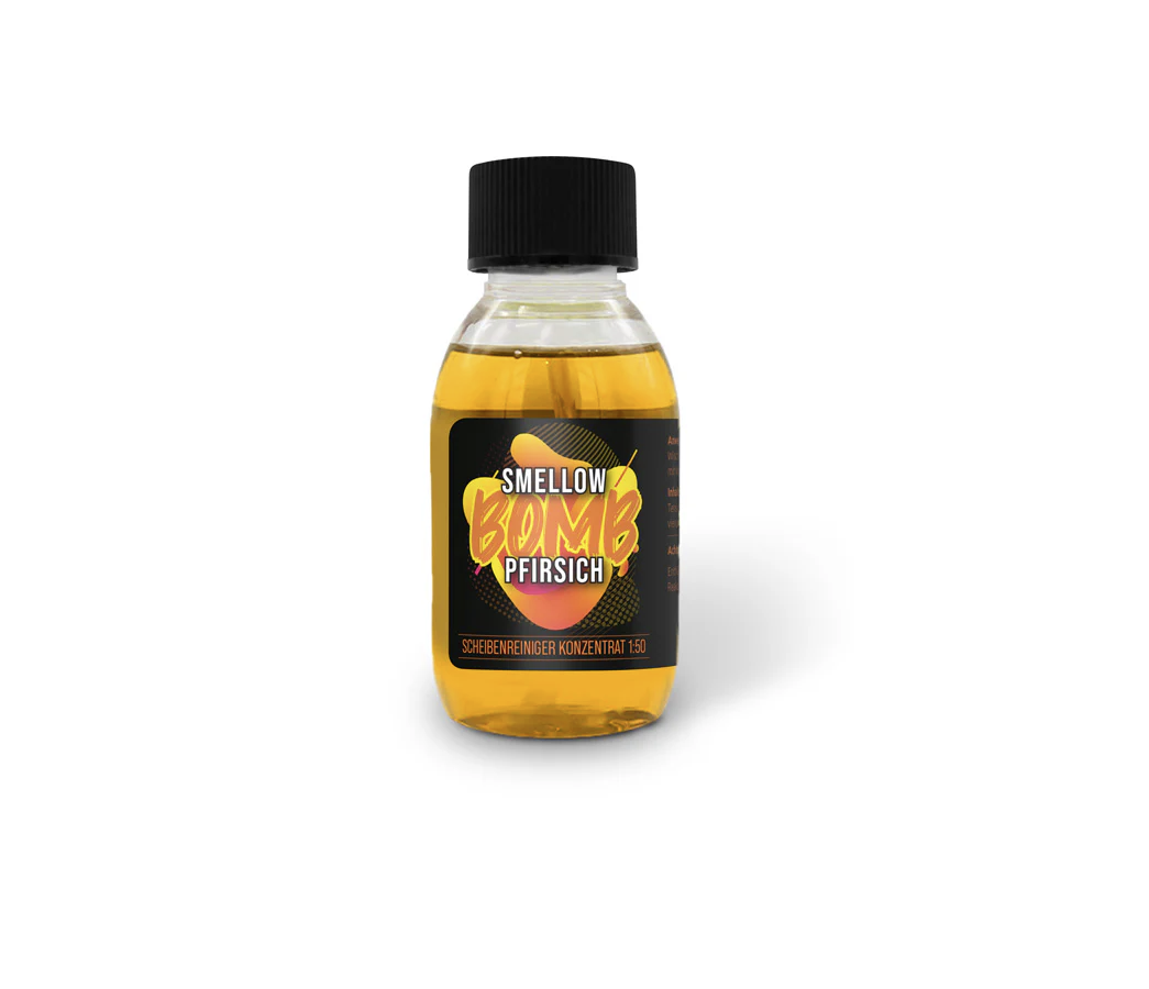 Vôňa a čistič do ostrekovačov Liquid Elements Washing water concentrate "SMELLOW BOMB / CLEAR FRESH" - Peach (100 ml)
