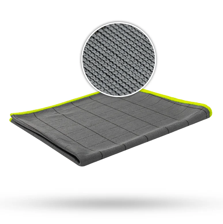 E-shop Mikrovláknová utierka na okná Liquid Elements Glass Cleaning Cloth Carbon - 300 GSM 40 x 40 cm