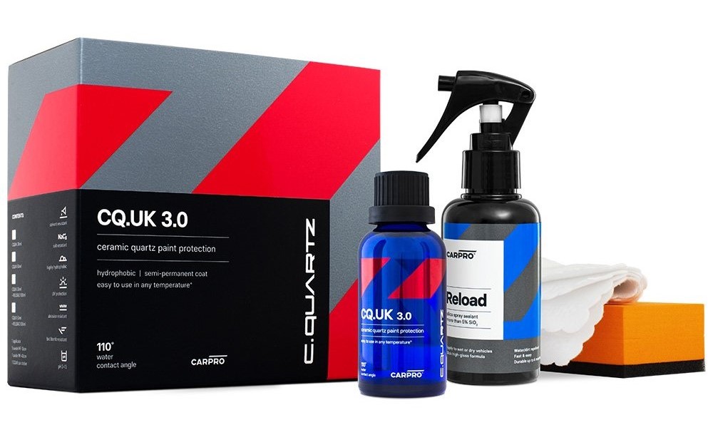 E-shop Keramická ochrana laku CarPro CQuartz UK 3.0 (50 ml) + Reload