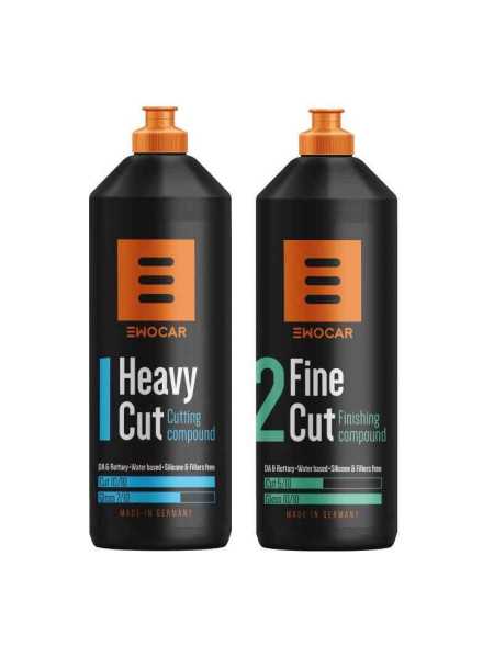 Súprava leštiacich pást Ewocar Polishing Compounds Bundle (1000 ml).