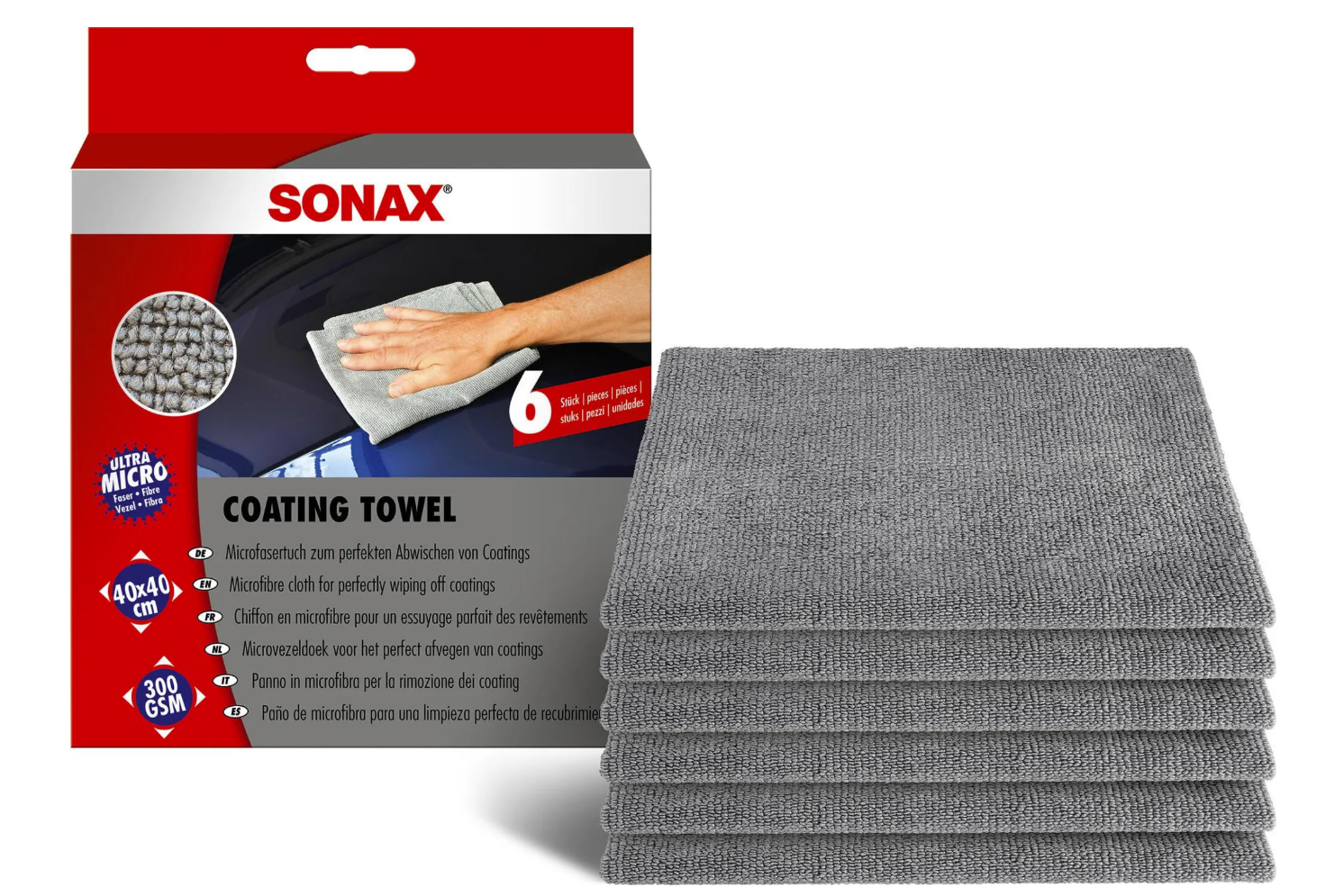 E-shop Mikrovláknové utierky Sonax Coating Towel (6 Pack)