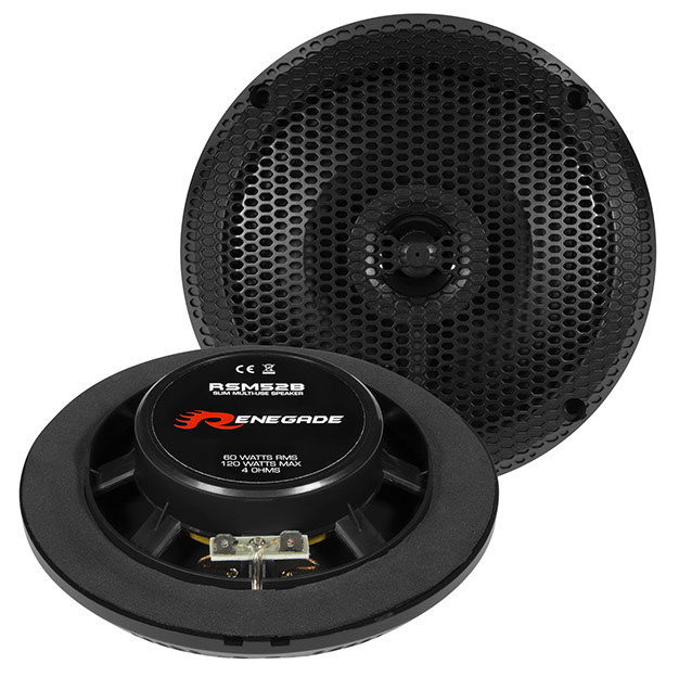 E-shop Vonkajšie ploché reproduktory Renegade RSM52 Black