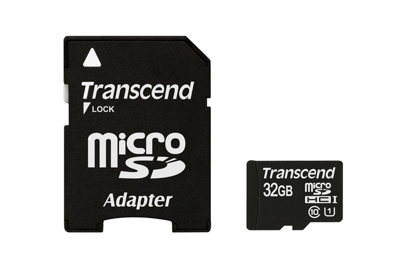 E-shop Pamäťová karta Transcend 32GB + adaptér SD