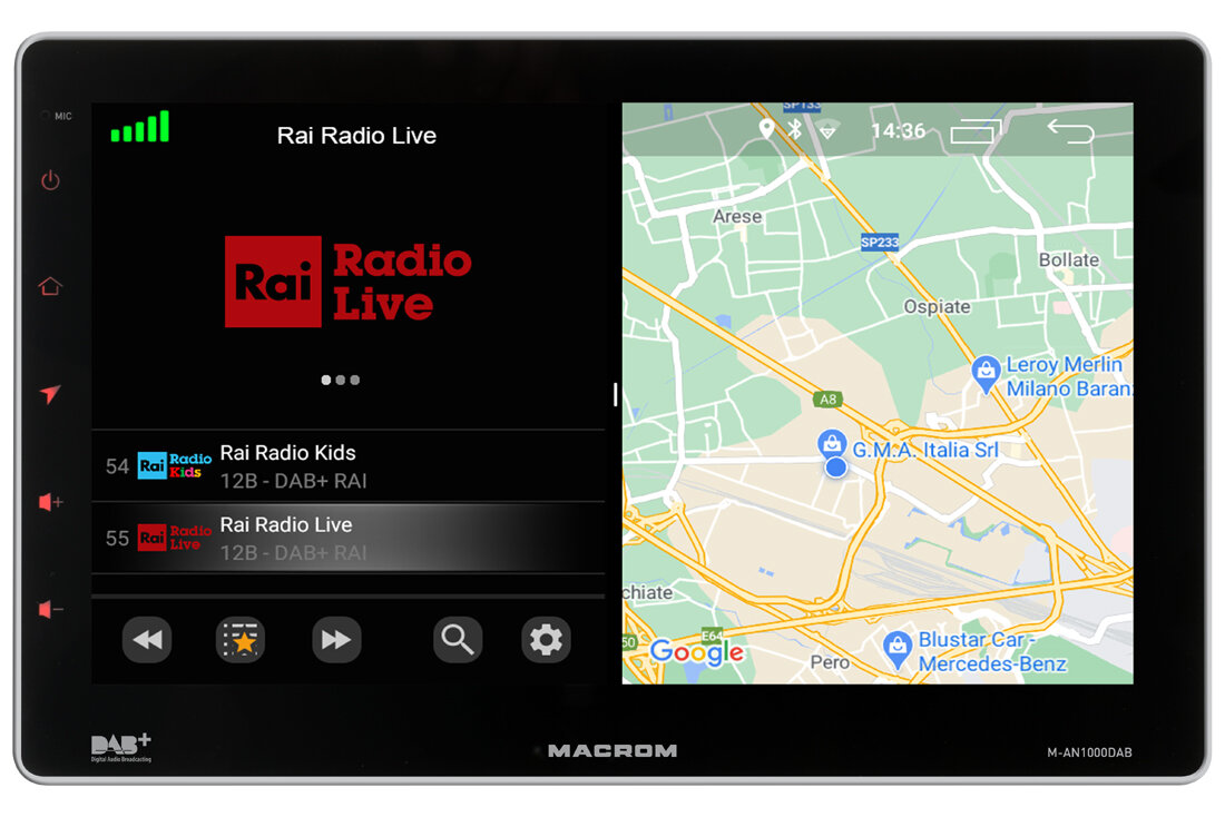 E-shop Autorádio Macrom M-AN1000DAB