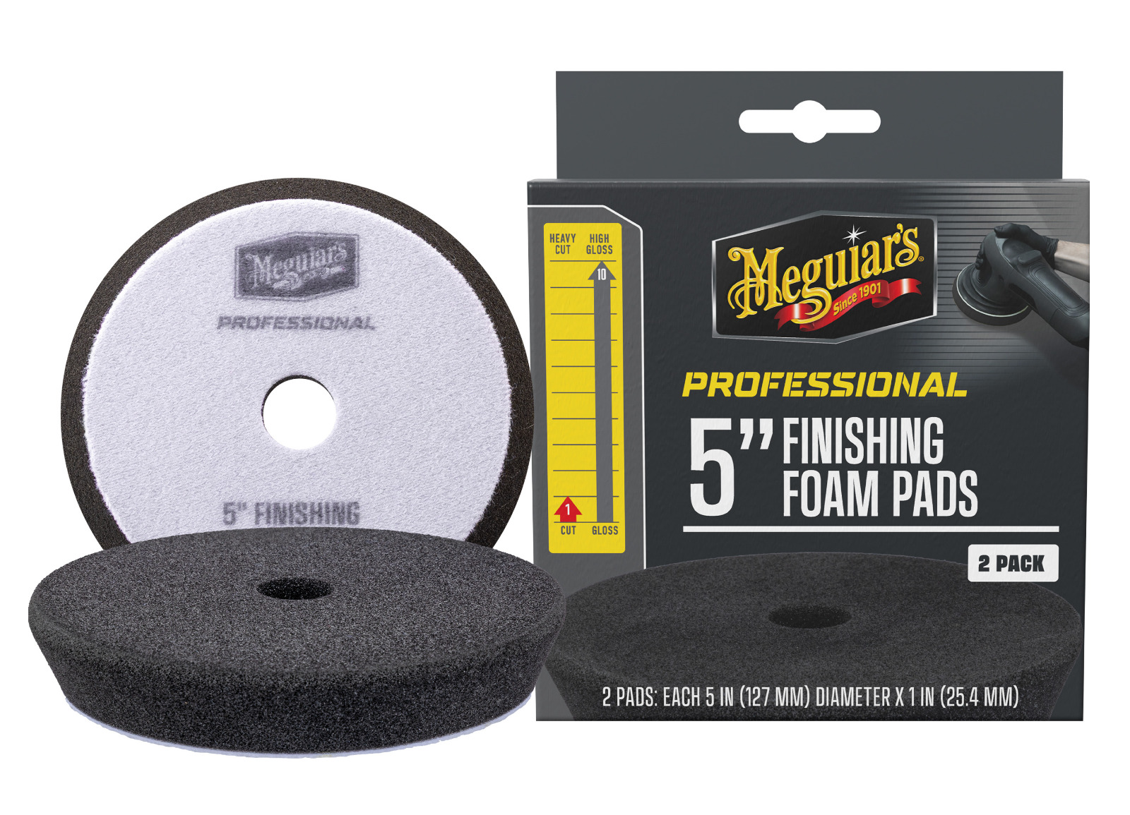E-shop Penové finišovacie kotúče Meguiar's Professional Finishing Foam Pad 5" (2 Pack)