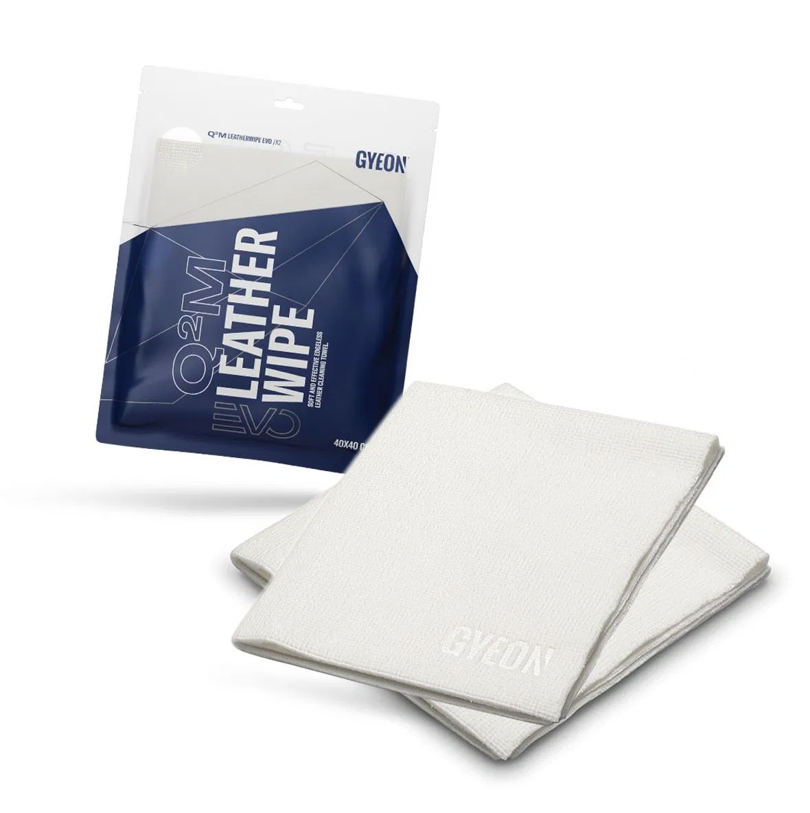 E-shop Mikrovláknové utierky na kožu Gyeon Q2M LeatherWipe EVO 2-Pack (40 x 40 cm)