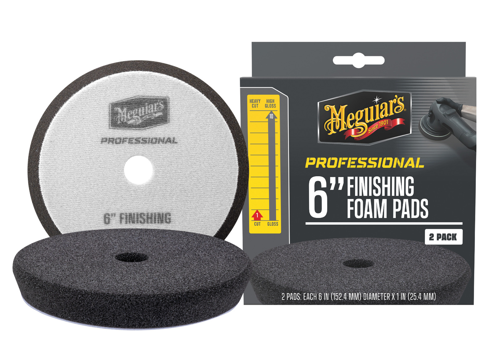 E-shop Penové finišovacie kotúče Meguiar's Professional Finishing Foam Pad 6" (2 Pack)