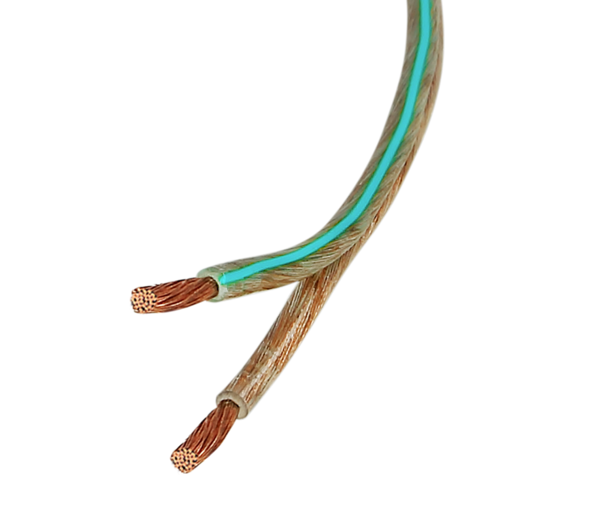 E-shop Reproduktorový kábel ACV RCA 25 transparent/mint yard goods