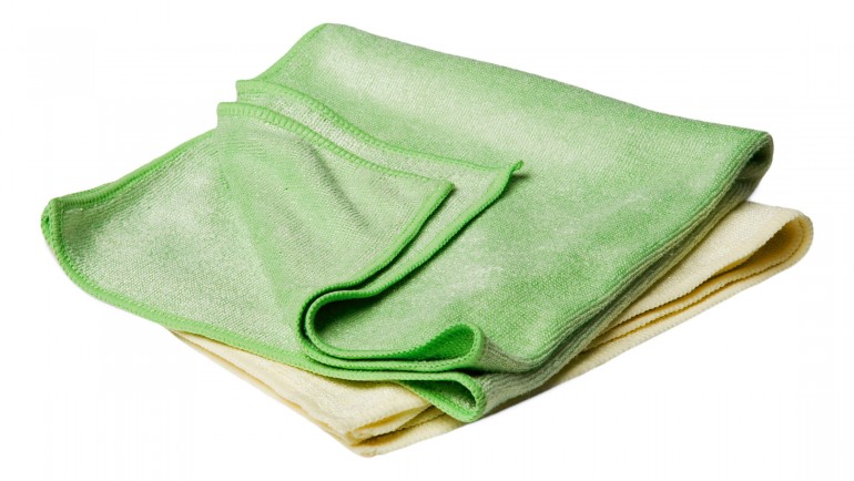 E-shop Sada mikrovláknových utierok Flexipads Yellow & Green Buffing Towels (set) 40x40