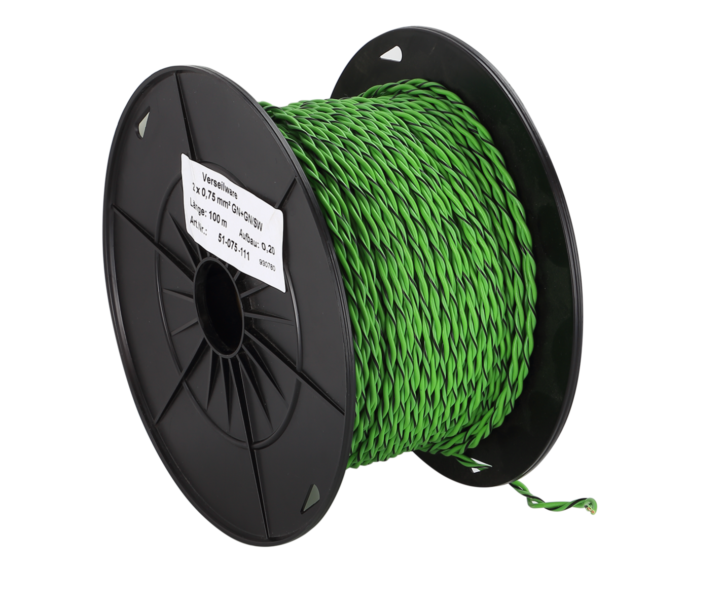 E-shop Reproduktorový kábel ACV FLRY Twisted green/green-black 075
