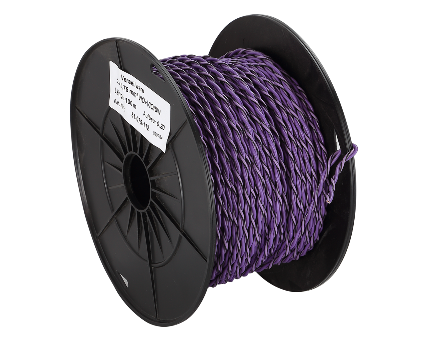 E-shop Reproduktorový kábel ACV FLRY Twisted purple/purple-black 075